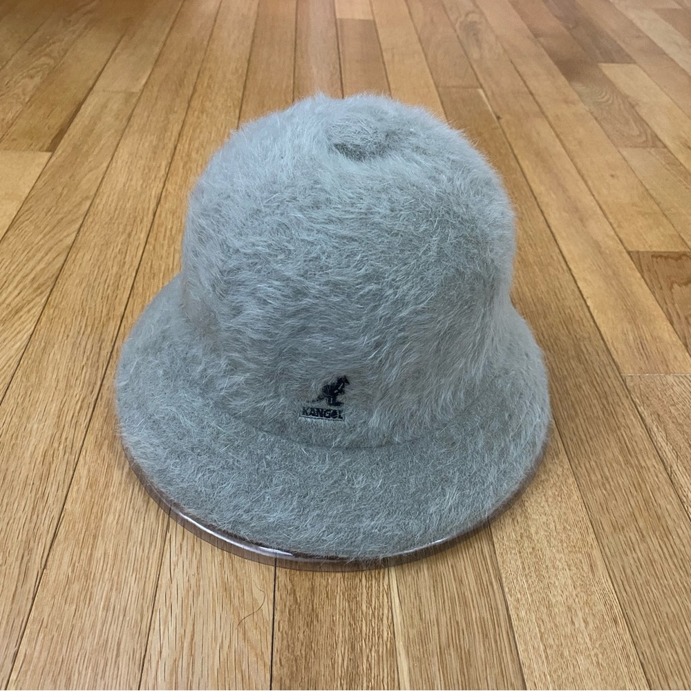 Kangol Furgora Casual Bucket Hat in Moss Grey, Size L